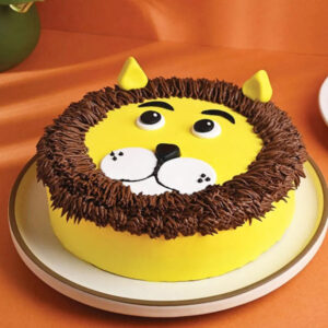 Lion Theme Kids Cake