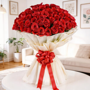 50 Red Roses Bouquet