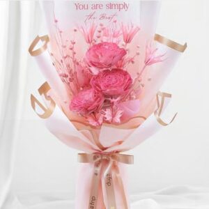 Pink Meadow Muse Dried Flowers Bouquet